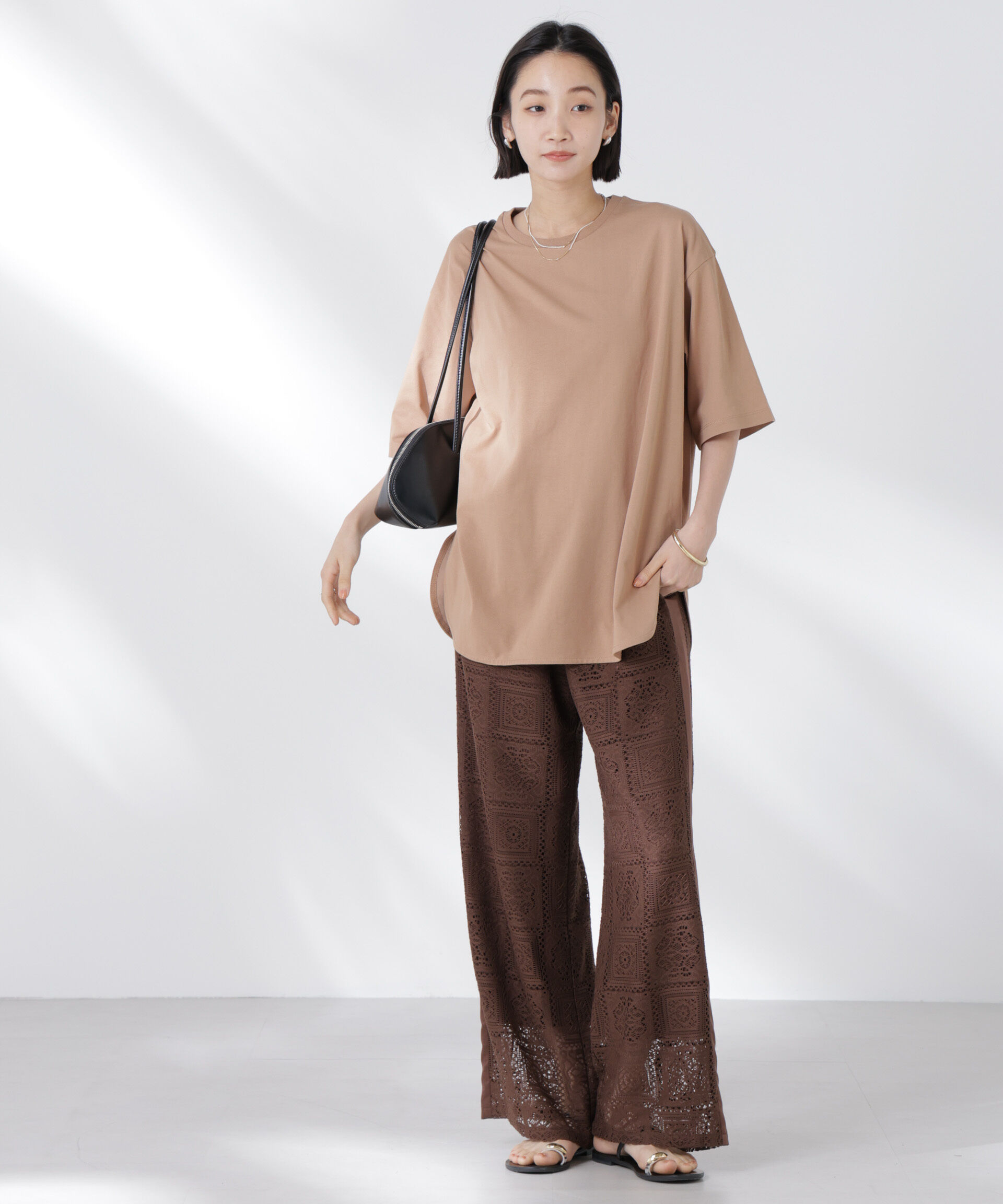 nano･universe「STORATECH 機能素材ラウンドヘムTシャツ」|Tシャツ・カットソー|