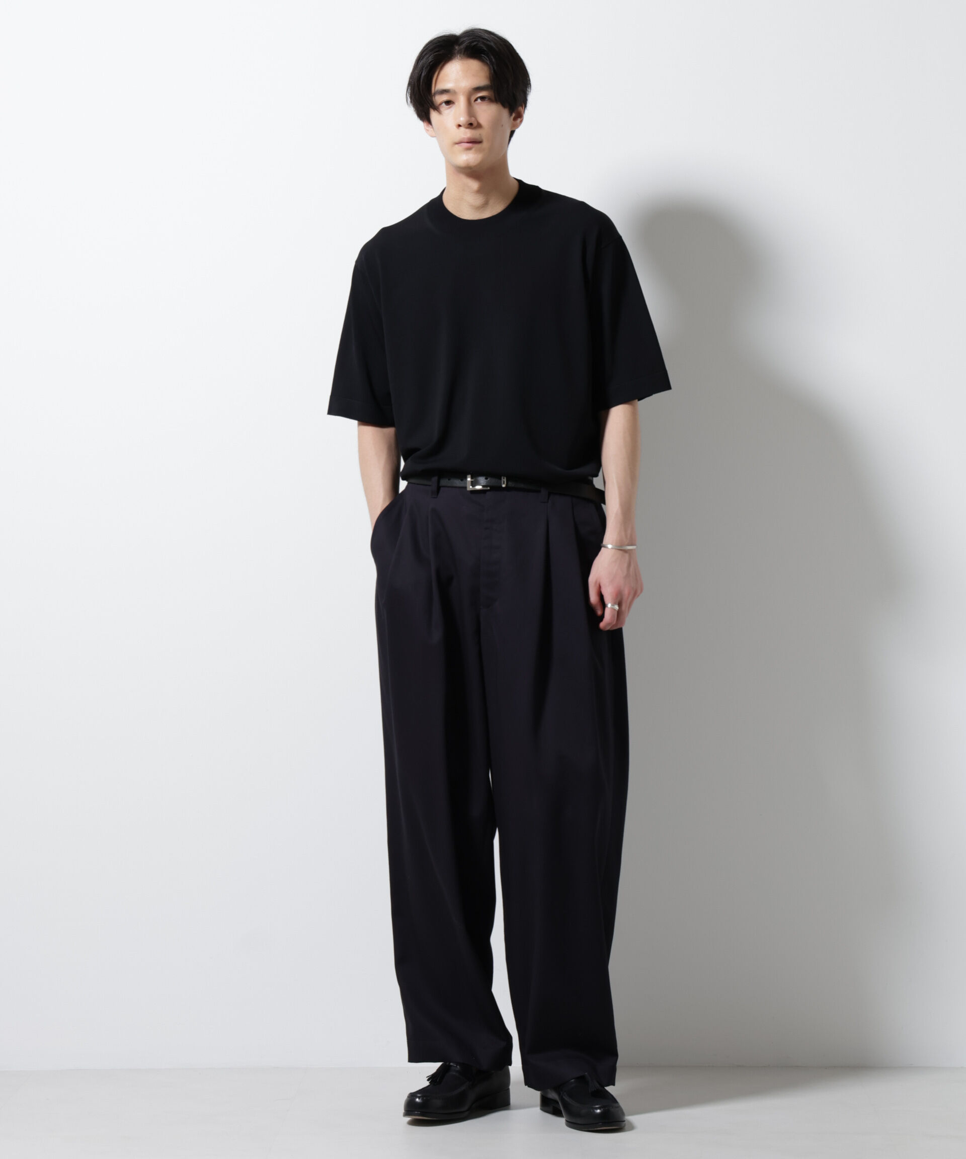 nano･universe「｢ELITE 7 FUNCTION｣モックネックニット」|ニット・セーター|