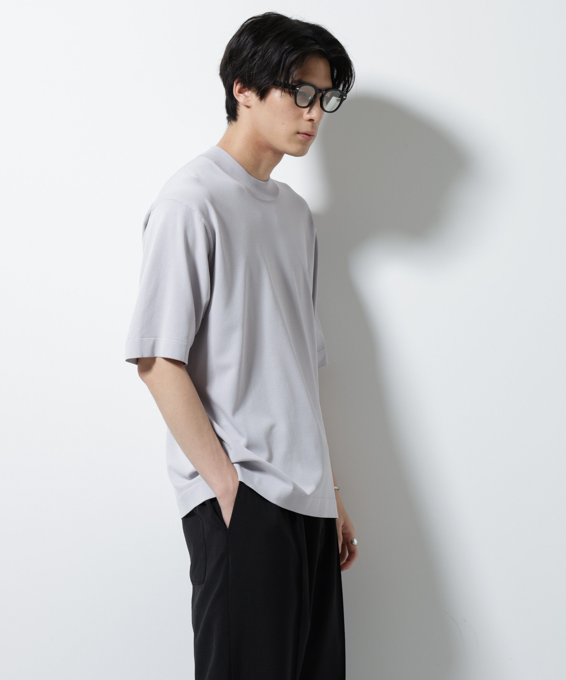 nano･universe「｢ELITE 7 FUNCTION｣モックネックニット」|ニット・セーター|