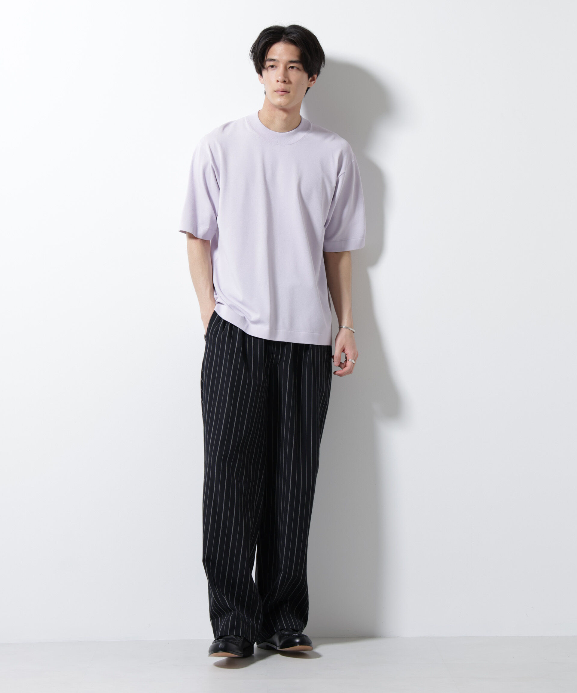 nano･universe「｢ELITE 7 FUNCTION｣モックネックニット」|ニット・セーター|