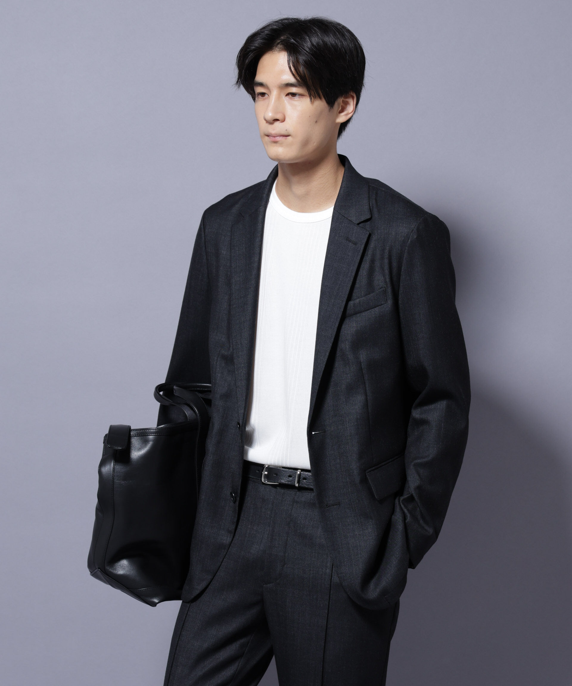 nano･universe「「N JACKET PREMIUM」ウールデニムジャケット/STRETCH(セットアップ可)」|スーツ|