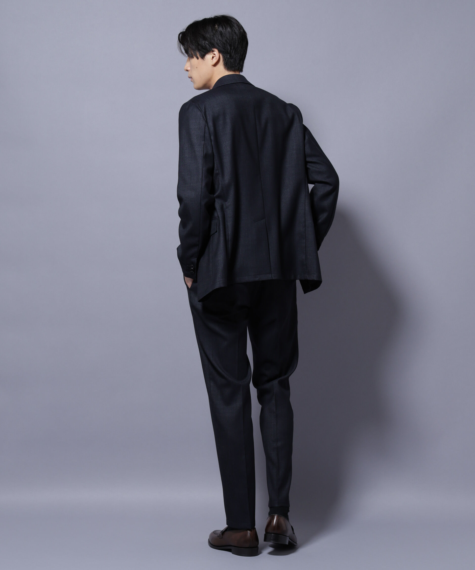 nano･universe「「N JACKET PREMIUM」ウールデニムジャケット/STRETCH(セットアップ可)」|スーツ|