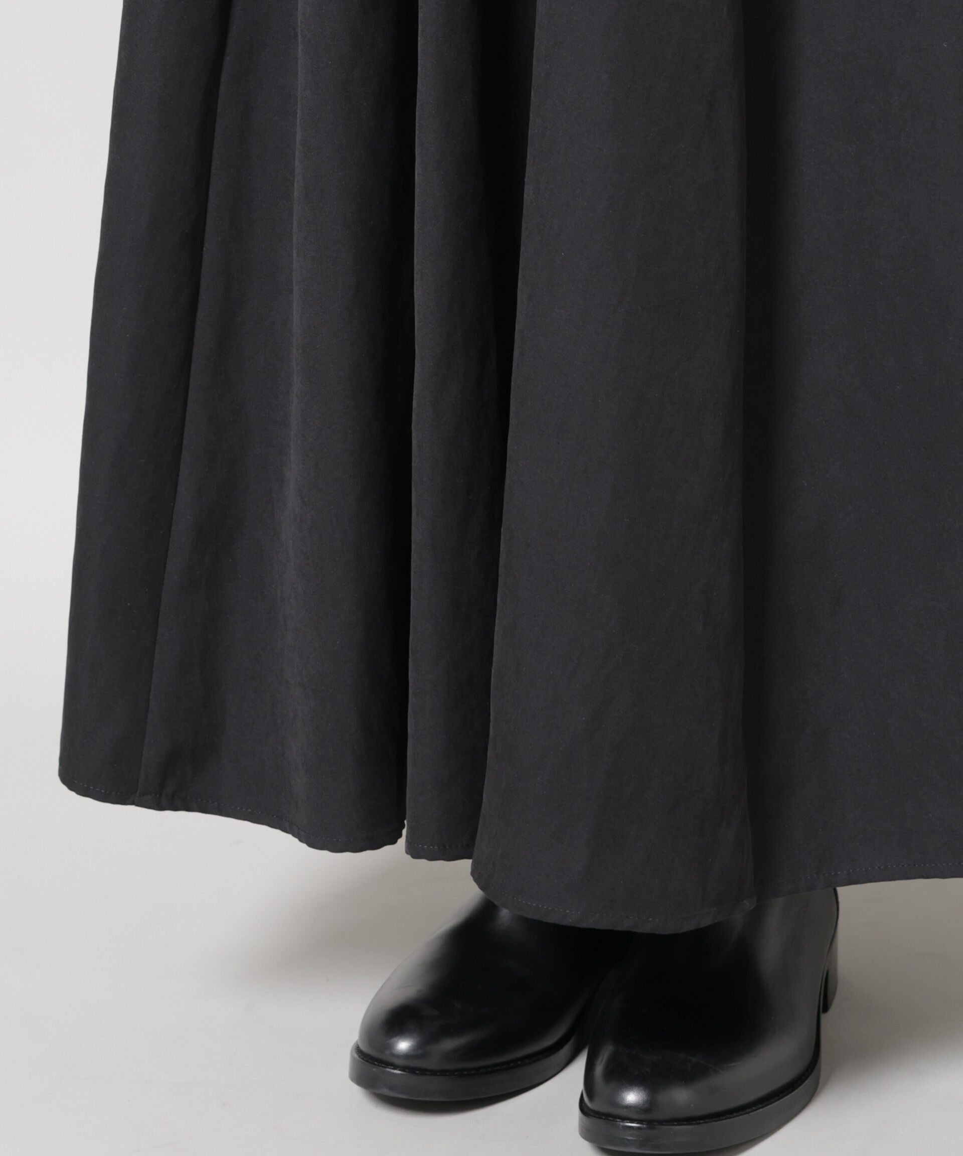 nano･universe「起毛ピーチギャザーボリュームスカート」|スカート|