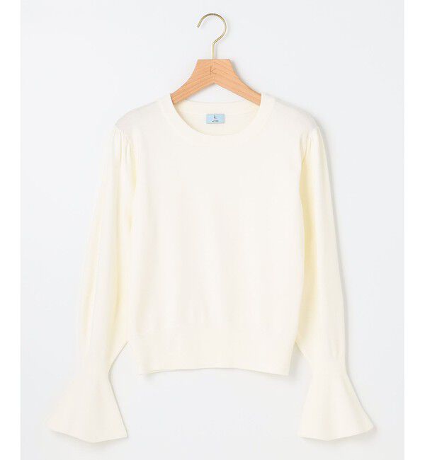 組曲「【洗える】レーヨンポリエステルキャンディースリーブ ニット」|ニット・セーター|