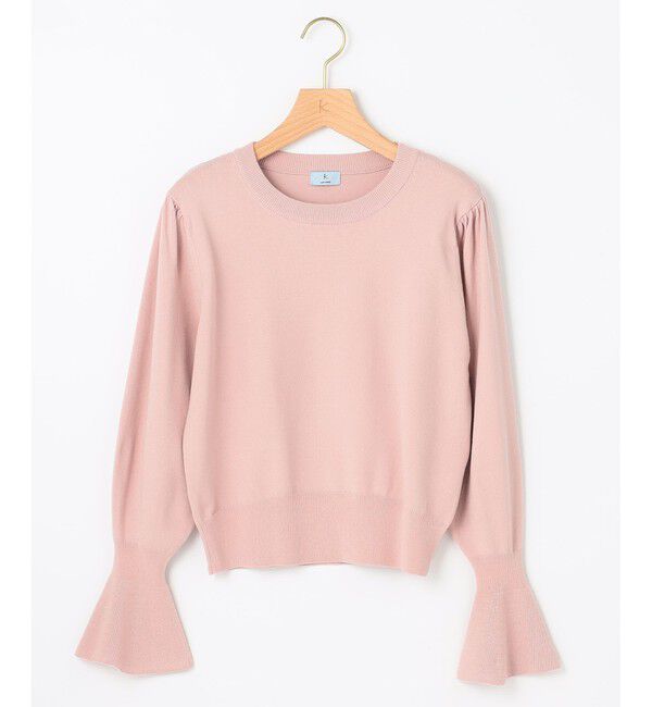 組曲「【洗える】レーヨンポリエステルキャンディースリーブ ニット」|ニット・セーター|