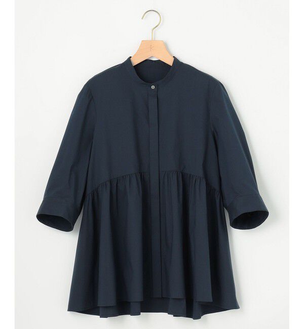 組曲「【WEB限定】コンパクトシャーティング ペプラムブラウス」|シャツ・ブラウス|