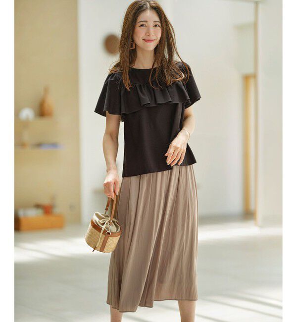 組曲「【秋のNEWカラー追加】ギャザーライトデシン パンツ」|その他|