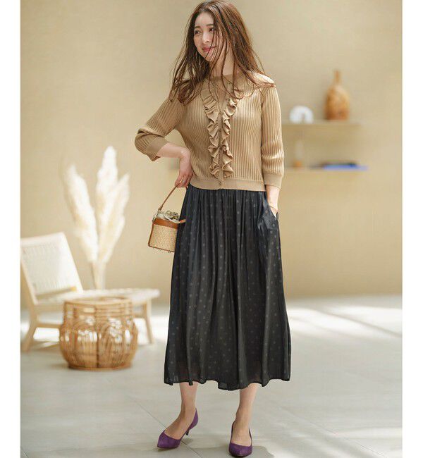 組曲「【秋のNEWカラー追加】ギャザーライトデシン パンツ」|その他|