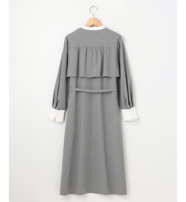 組曲「【KUMIKYOKU NAVY】ウーステッドライククロス シャツワンピース」|ワンピース|