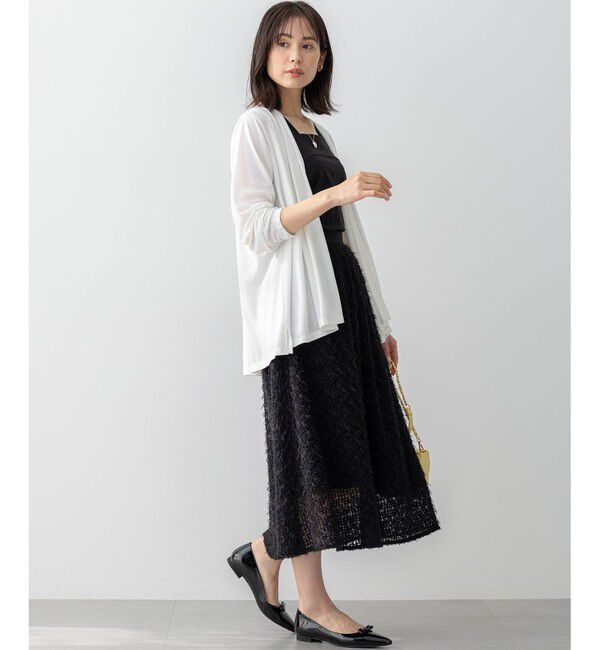 組曲「【WEB限定】ドレープジャージー カーディガン」|カーディガン|