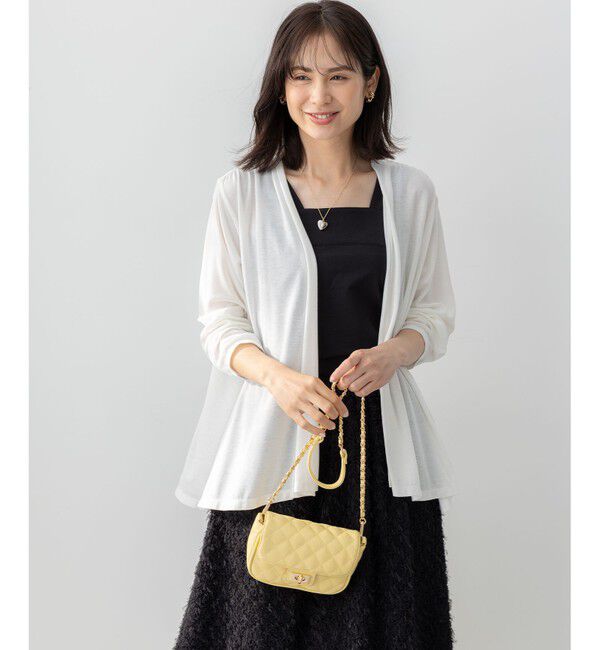 組曲「【WEB限定】ドレープジャージー カーディガン」|カーディガン|