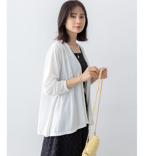 組曲「【WEB限定】ドレープジャージー カーディガン」|カーディガン|