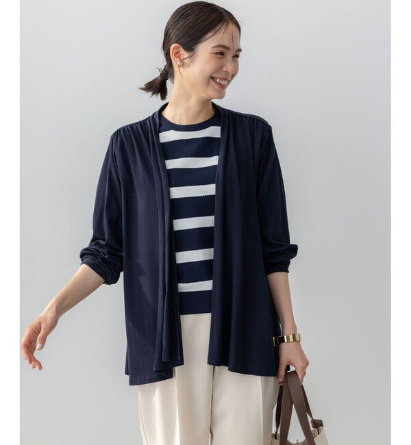 組曲「【WEB限定】ドレープジャージー カーディガン」|カーディガン|