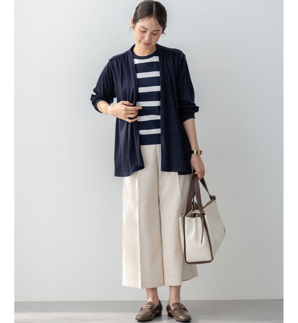 組曲「【WEB限定】ドレープジャージー カーディガン」|カーディガン|