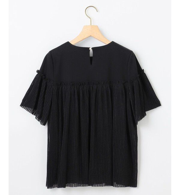 組曲「プリーツコンビ5分袖 カットソー」|Tシャツ・カットソー|