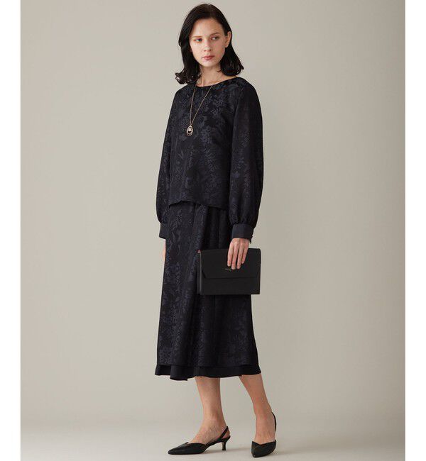 自由区「【セットアップ対応・洗える】オパールプリント ブラウス」|シャツ・ブラウス|