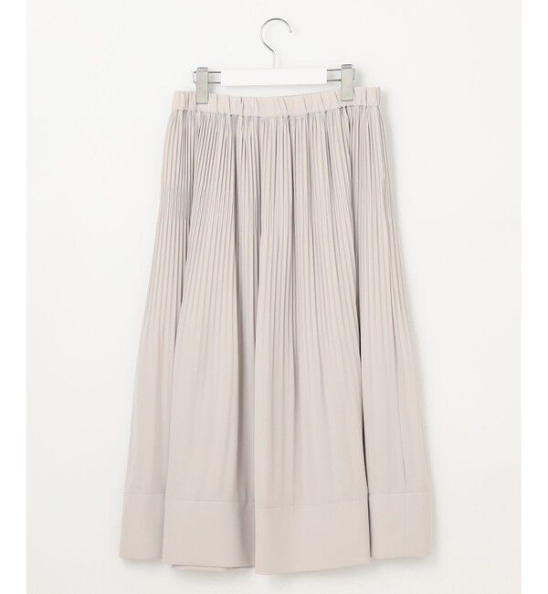 自由区「【ご好評につき追加生産・セットアップ対応・洗える】ライトサテンプリーツ スカート」|スカート|