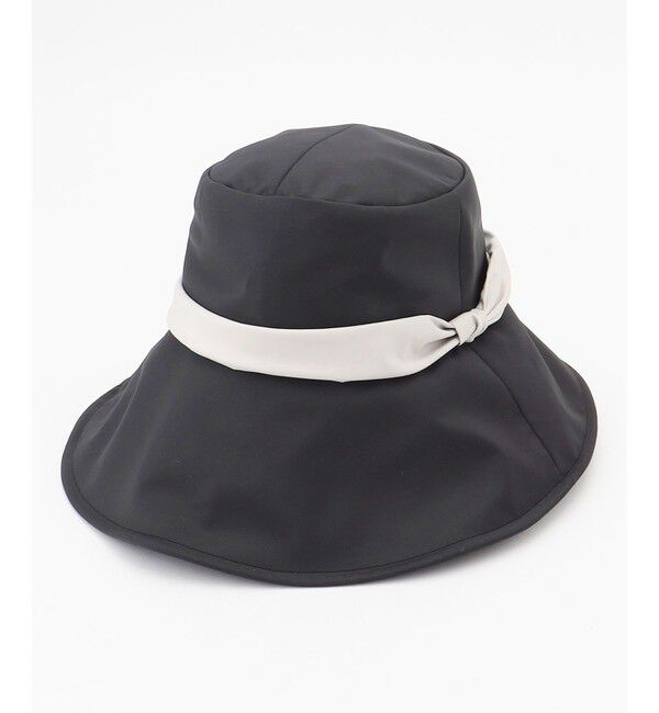 自由区「【撥水・洗える】ワイドブリム ハット」|ハット|ブラック系