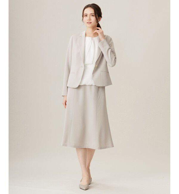 自由区「【セットアップ対応・UVカット・接触冷感・洗える】ライトストレッチテーラード ジャケット」|テーラードジャケット|