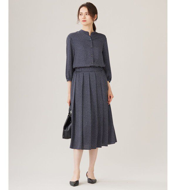 自由区「【セットアップ対応・洗える】サテンアムンゼン スカート」|スカート|