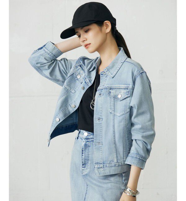 自由区「【洗える】ウスカルデニムベーシック ジャケット」|デニムジャケット|ﾗｲﾄｲﾝﾃ