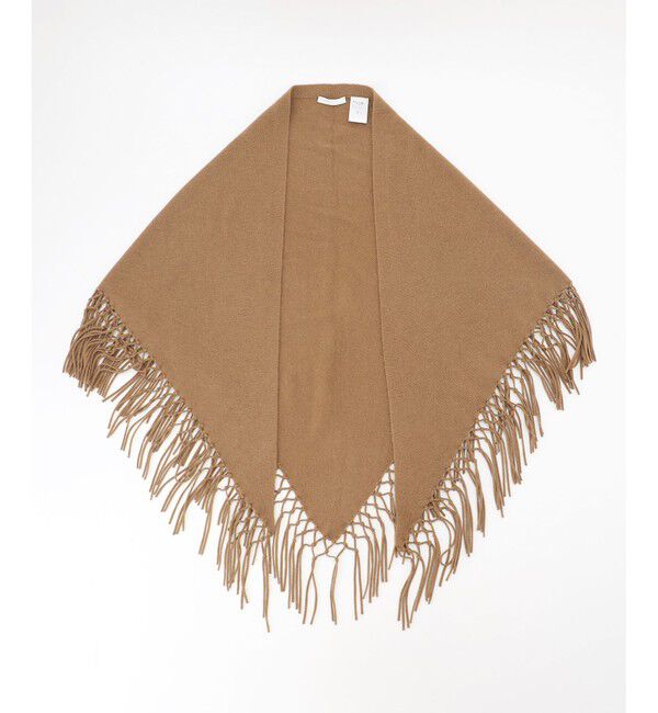 自由区「【SHIHOさん着用】ファインウールカシミヤフリンジ ストール」|ストール|