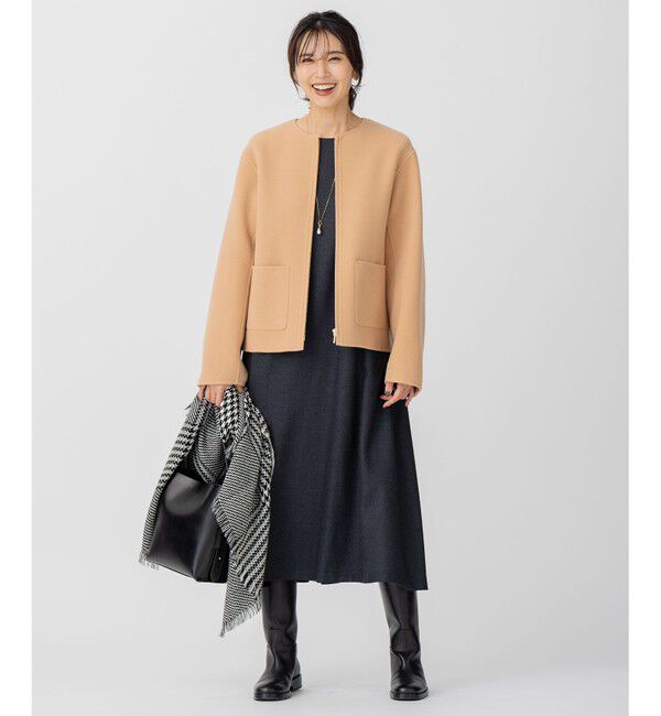 23区「シルケットウール チェック ストール」|ストール|