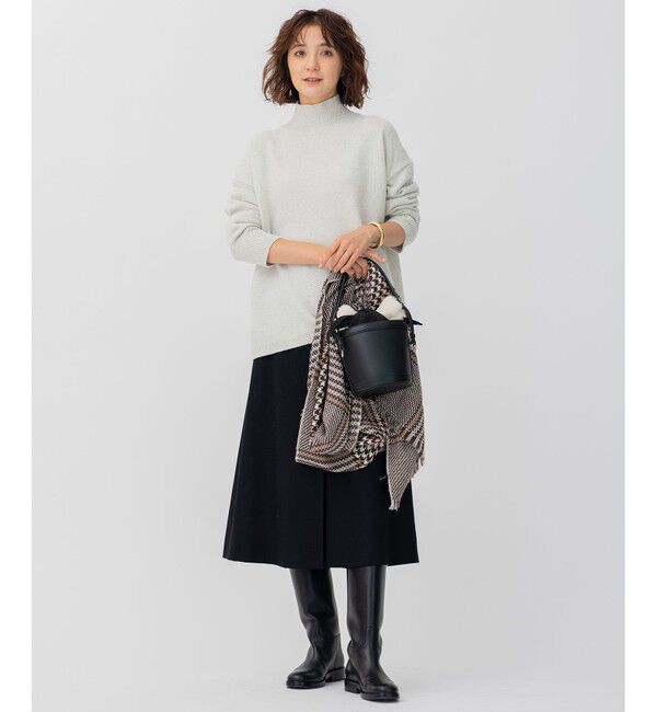 23区「シルケットウール チェック ストール」|ストール|