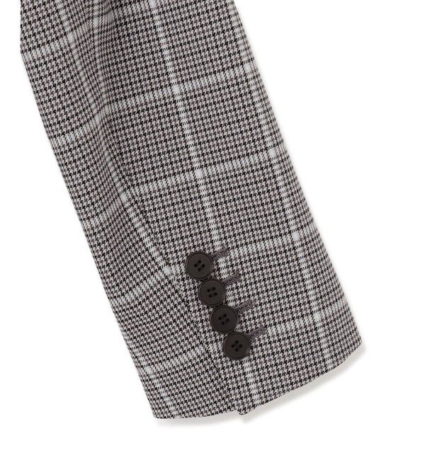 23区「【洗える】ガンクラブプレイドチェック ジャケット」|テーラードジャケット|