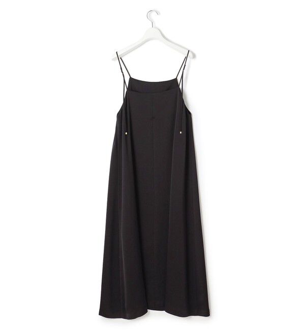 23区「【吸水速乾/防シワ/洗える】ジョーゼットサテン キャミソールワンピース」|ワンピース|