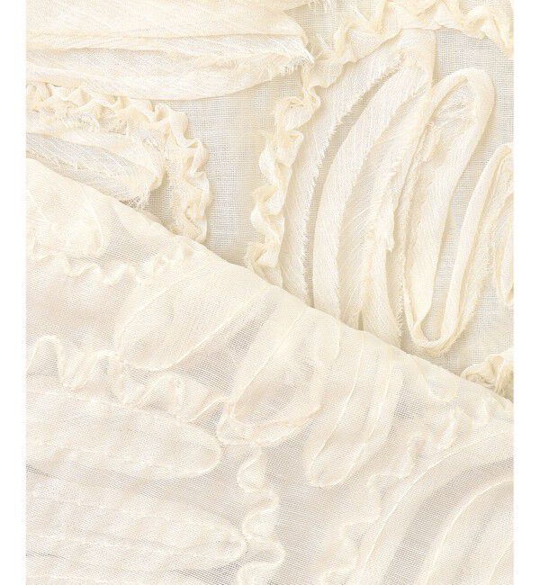 23区「【好評につき追加生産/洗える】リボンエンブロイダリー キャミソール」|シャツ・ブラウス|