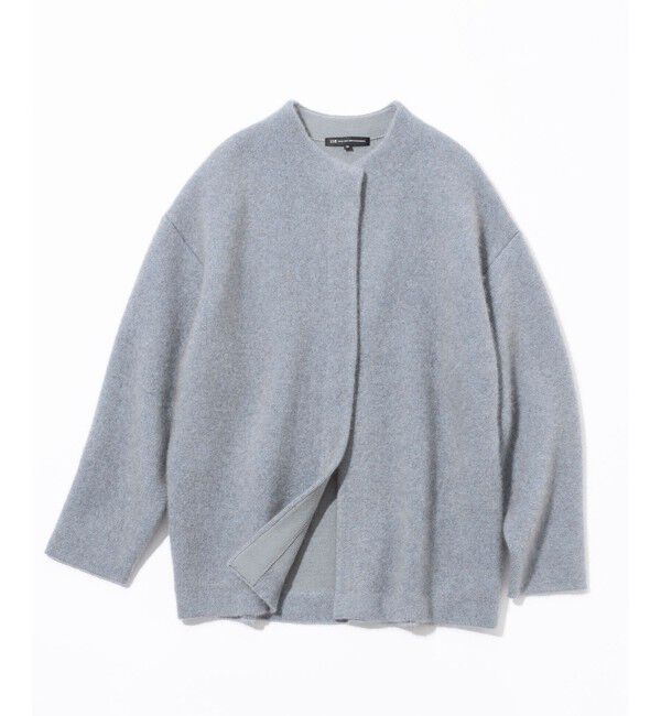 23区「【見上愛さん着用】ラクーンブレンドダブルフェイス ニット アウター」|カーディガン|