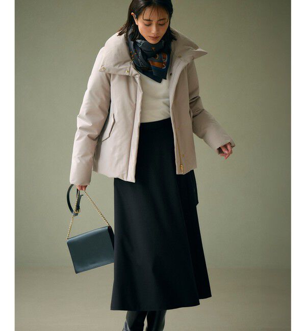 23区「【VERY10月号掲載】メリノウールサテン スカート」|スカート|