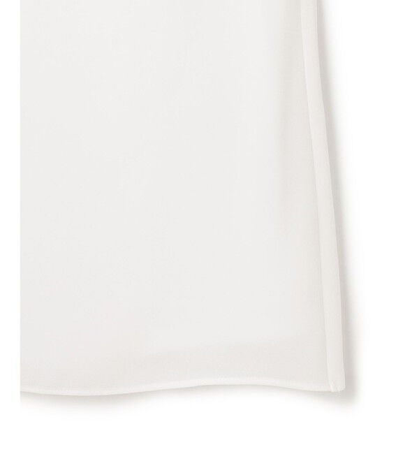 23区「【洗える】ジョーゼットフリル ブラウス」|シャツ・ブラウス|