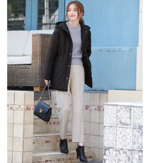 any SiS「【保温性あり/洗える】サーモ 2WAYストレッチ テーパード パンツ」|その他|