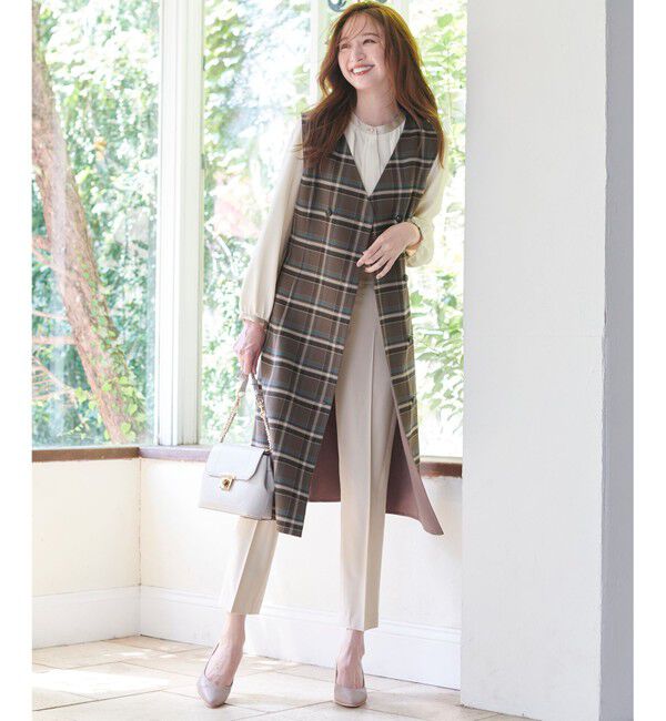 any SiS「【保温性あり/洗える】サーモ 2WAYストレッチ テーパード パンツ」|その他|