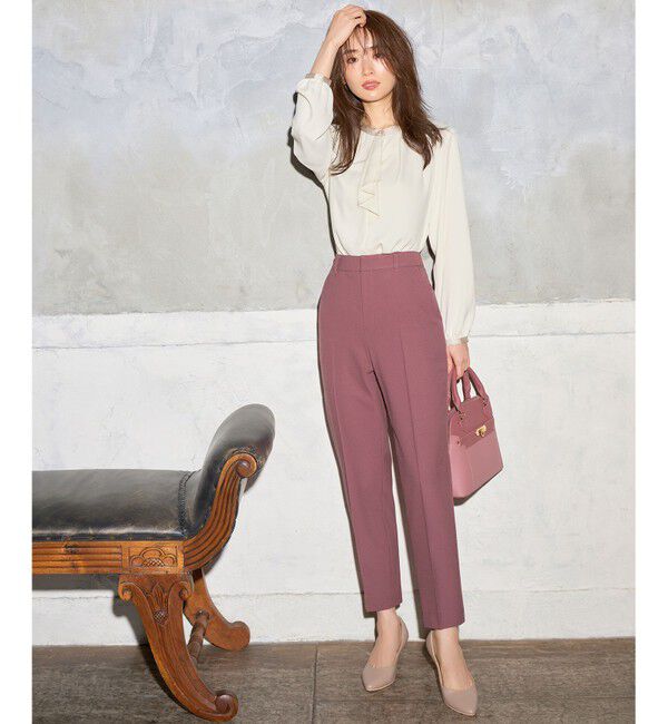 any SiS「【保温性あり/洗える】サーモ 2WAYストレッチ テーパード パンツ」|その他|