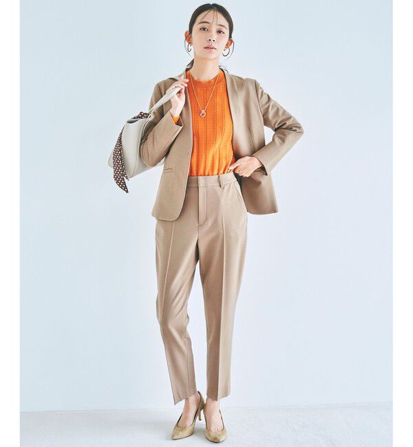 any SiS「【保温性あり/洗える】サーモ 2WAYストレッチ テーパード パンツ」|その他|