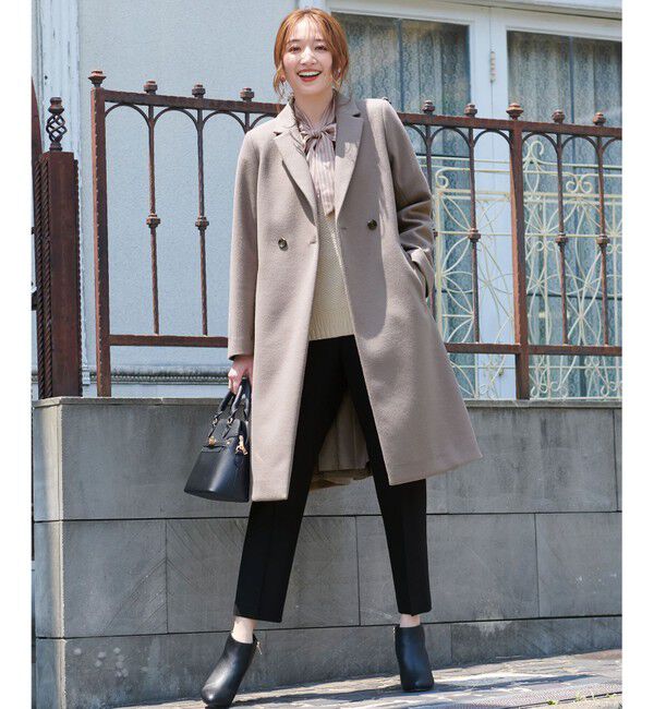 any SiS「【保温性あり/洗える】サーモ 2WAYストレッチ テーパード パンツ」|その他|