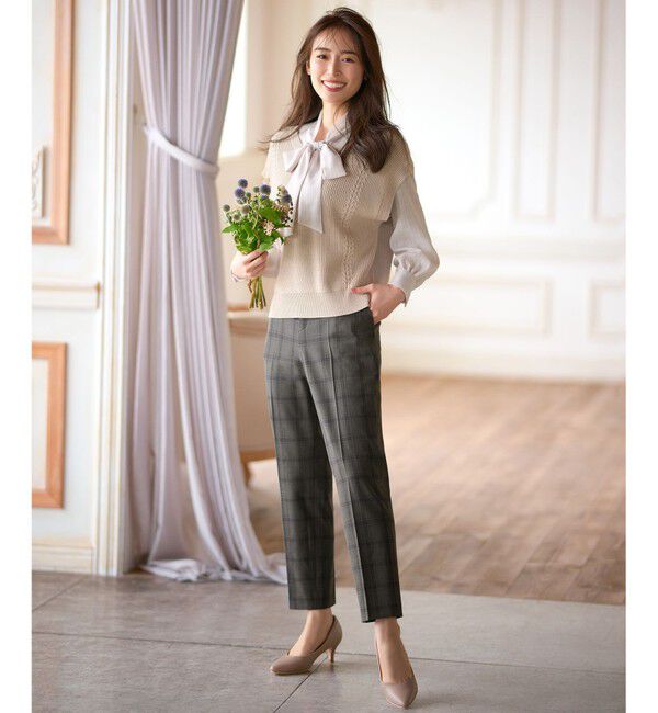 any SiS「【保温性あり/洗える】サーモ 2WAYストレッチ テーパード パンツ」|その他|