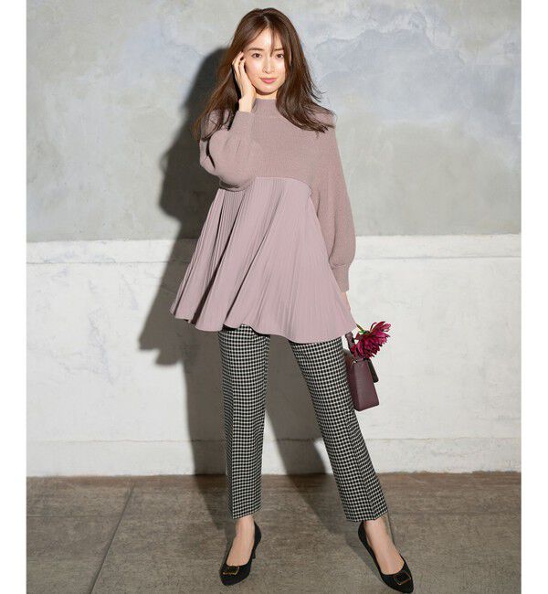 any SiS「【保温性あり/洗える】サーモ 2WAYストレッチ テーパード パンツ」|その他|