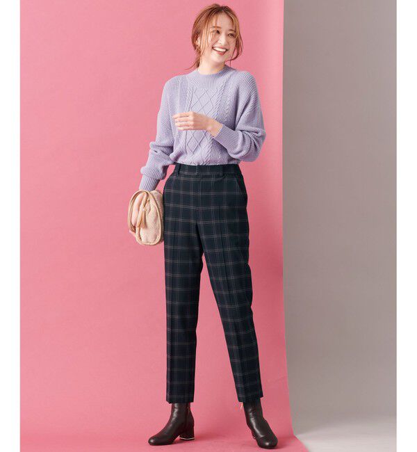 any SiS「【保温性あり/洗える】サーモ 2WAYストレッチ テーパード パンツ」|その他|