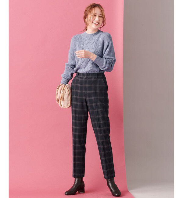 any SiS「【保温性あり/洗える】サーモ 2WAYストレッチ テーパード パンツ」|その他|