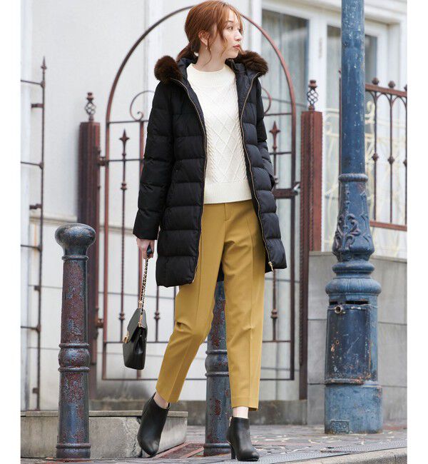 any SiS「【保温性あり/洗える】サーモ 2WAYストレッチ テーパード パンツ」|その他|