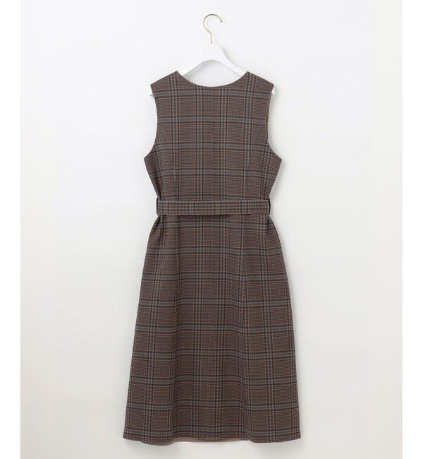 any SiS「【美人百花10月号掲載】リバーシブルチェックラップ ワンピース」|ワンピース|