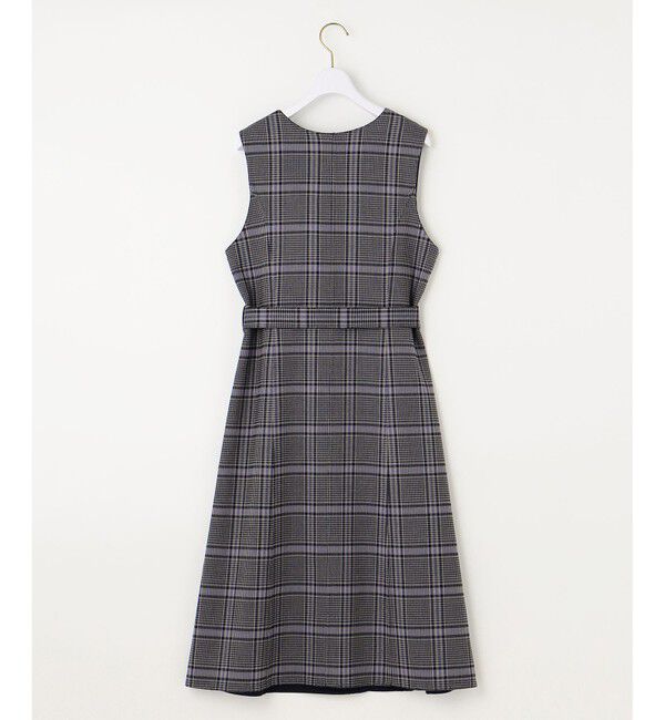 any SiS「【美人百花10月号掲載】リバーシブルチェックラップ ワンピース」|ワンピース|