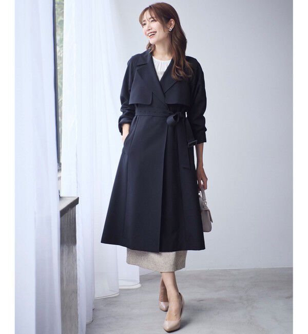 ANY SIS「【洗える】Nobleライトトレンチ コート」|トレンチコート|