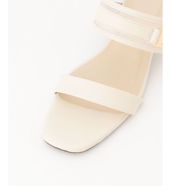 ANY SIS「【23.0~24.0cm】シアーメタルバックルヒール サンダル」|サンダル|