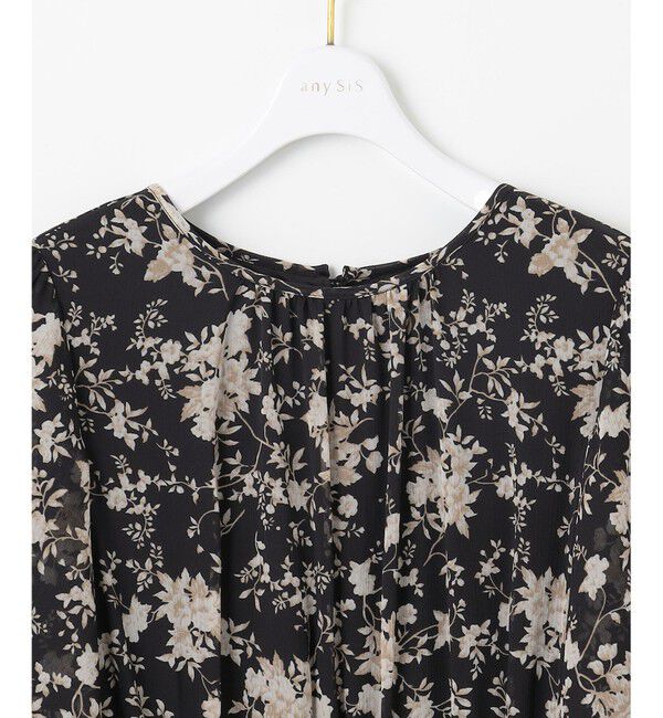 ANY SIS「【洗える】シアーパターン ワンピース」|ワンピース|