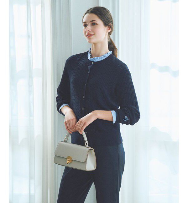 ANY SIS「フリルネックスタンド ブラウス」|シャツ・ブラウス|